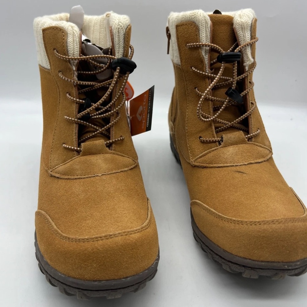 Sporto Tan Ankle Boots for Women Size 10 New